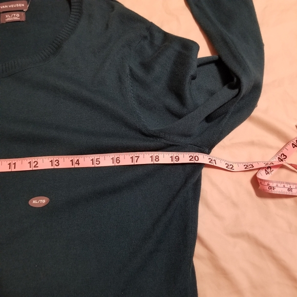 Van Heusen Cotton 3/4 Length Sleeve Button Up Cardigan Sweater NWT - Picture 12 of 13